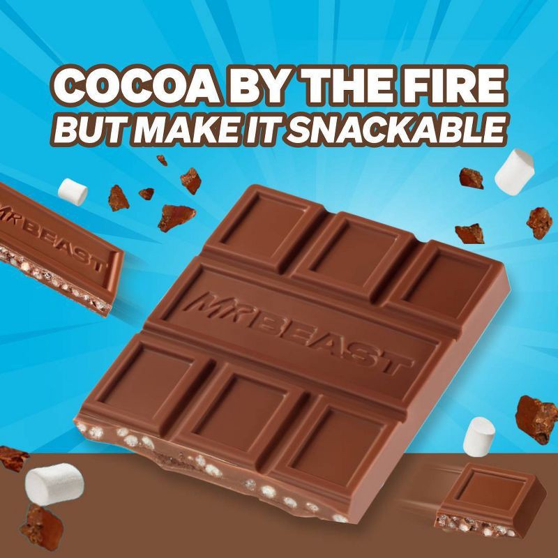 slide 6 of 9, Feastables Hot Cocoa Crunch XL Christmas Candy Chocolate Bar Stocking Stuffer - 3.35oz, 3.35 oz