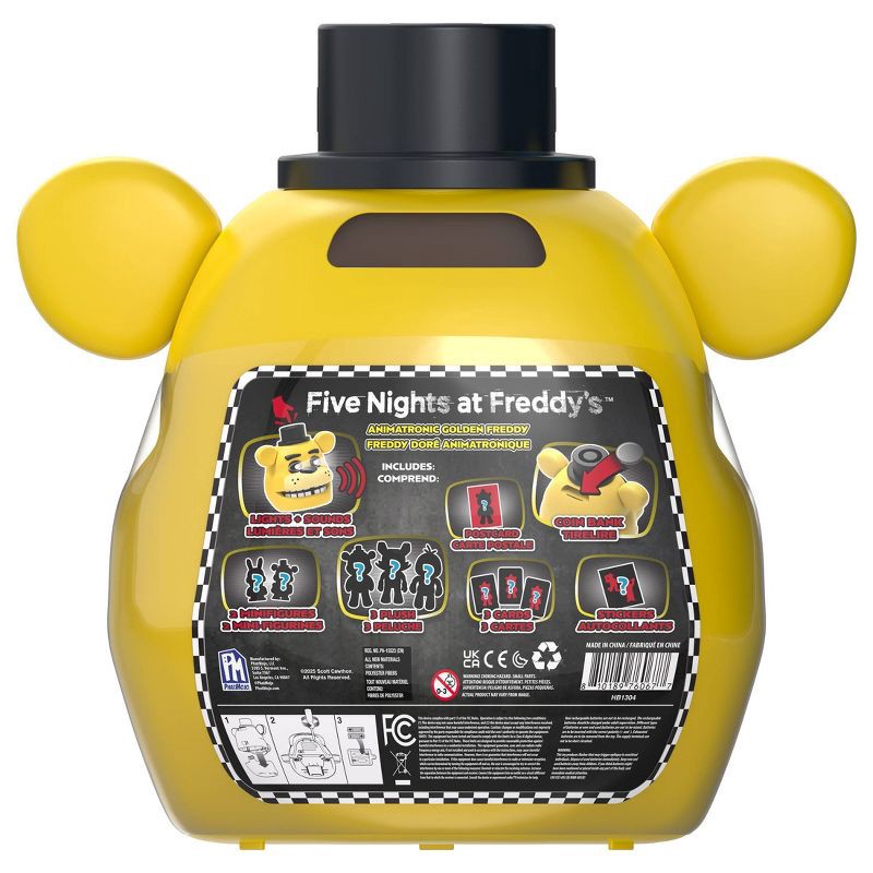 slide 3 of 14, Five Nights at Freddy's Gold Collector Bundle Figure, 1 ct