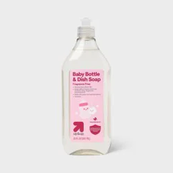 Baby Bottle & Dish Soap - 20 fl oz - up&up™: Hypoallergenic, Unscented, Liquid, Plastic Bottle