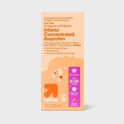 Infants' Concentrated Ibuprofen - 1 fl oz - up&up™: Whole Body, Dye-Free, Liquid, Berry Flavor