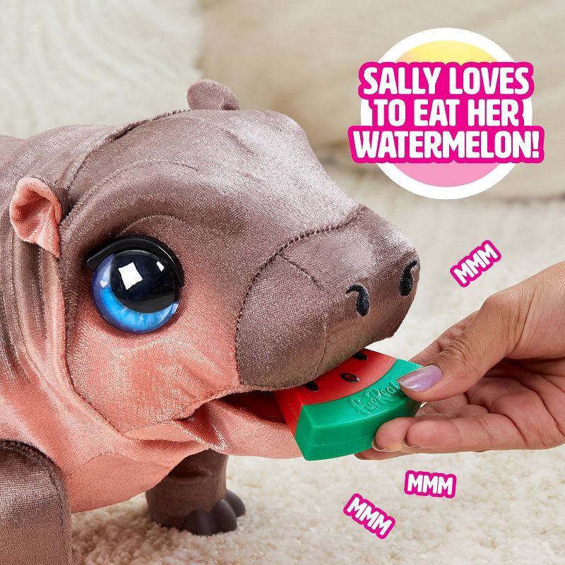 slide 7 of 7, FurReal Friends Sally the Hippo 28179 Stuffed Animals, 1 ct