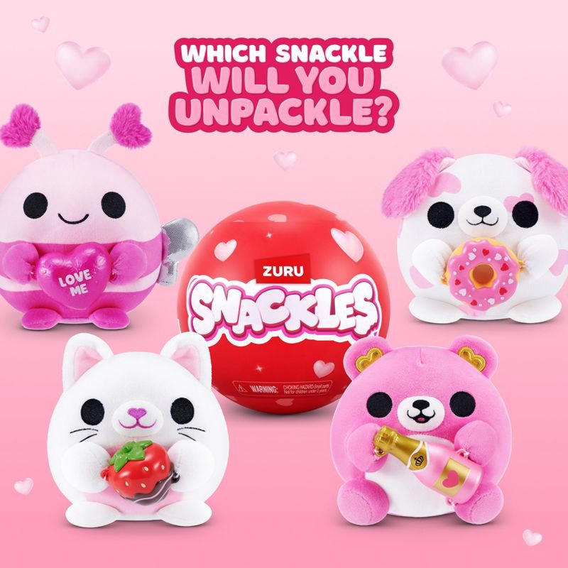 slide 2 of 9, Snackles Love 5" Capsule Stuffed Animal, 1 ct