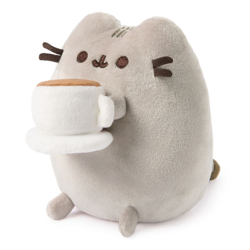slide 4 of 5, GUND Pusheen 6" Snackable Coffee, 1 ct