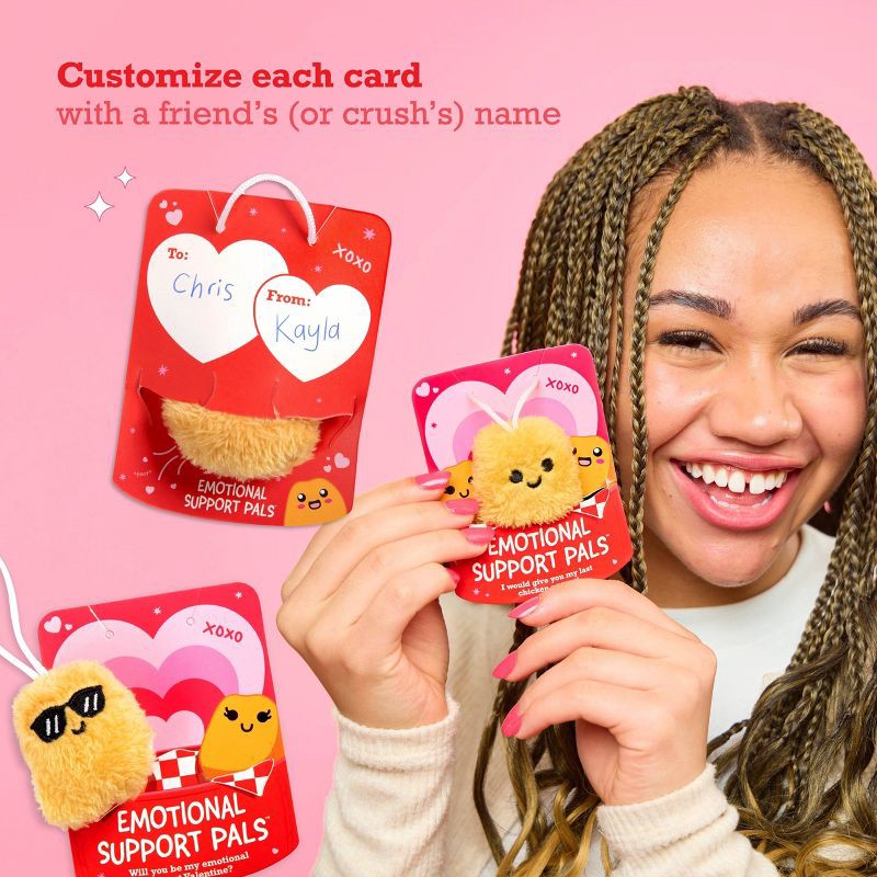 slide 4 of 5, What Do You Meme? Emotional Support Nuggies Valentine's Day Cards - 8pk, 8 ct