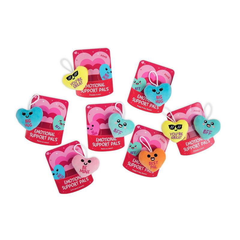 slide 2 of 3, What Do You Meme? Emotional Support Hearts Valentine's Day Cards - 8pk, 8 ct