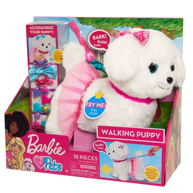 slide 6 of 6, Barbie Walking Puppy, 1 ct