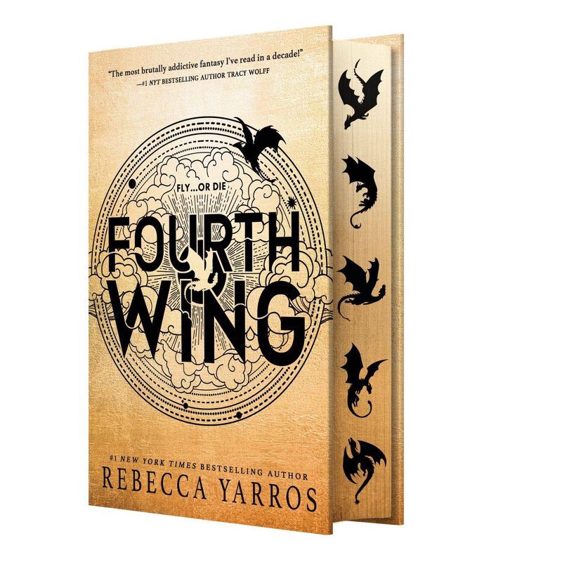 slide 1 of 3, Macmillan Publishers Fourth Wing (Wing and Claw Collection) - by Rebecca Yarros (Hardcover), 1 ct