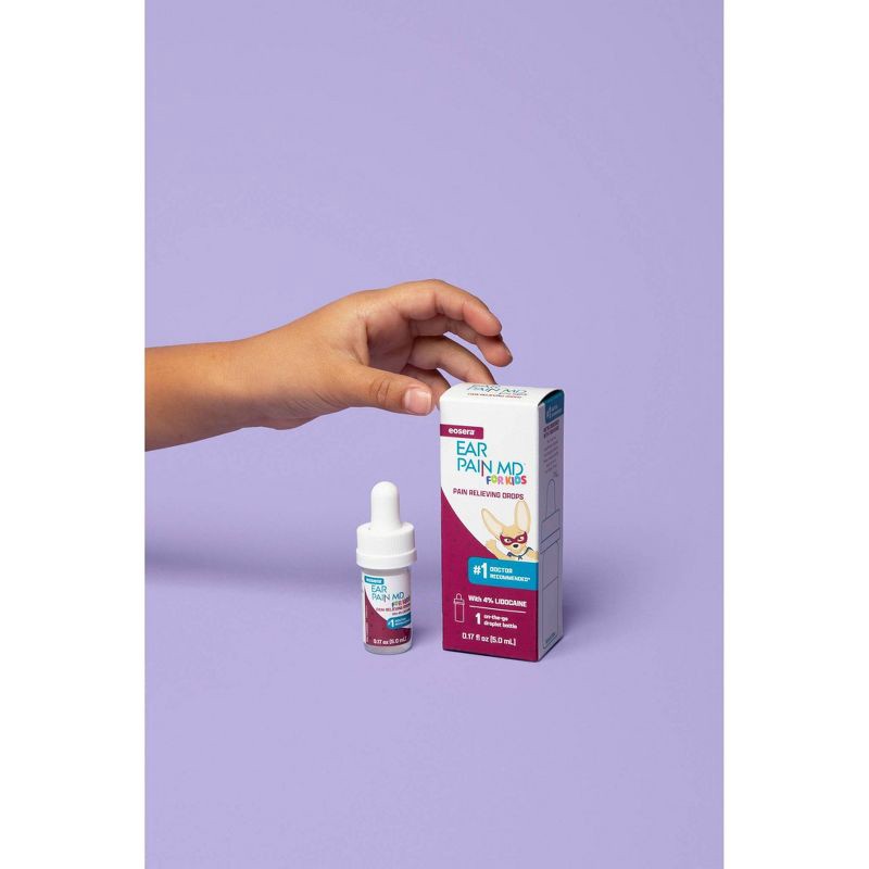 slide 4 of 5, Ear Pain MD Eosera Kids' Pain Relieving Drops Ear Treatment - 5ml, 5 ml