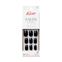 KISS Products KISS Nails Salon Press-On Fake Nails - Short Squoval - Giggle - 25ct
