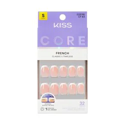 KISS Products KISS Nails CORE Press-On Fake Nails - Short Squoval - Snapshot - 35ct