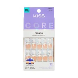 KISS Products KISS Nails CORE Press-On Fake Nails - Short Squoval - If You Dare - 35ct