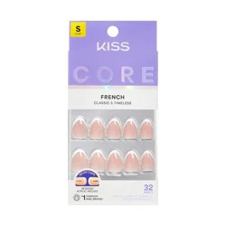 KISS Products KISS Nails CORE Press-On Fake Nails - Short Almond - Passionate - 35ct