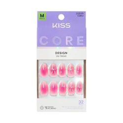 KISS Products KISS Nails CORE Press-On Fake Nails - Medium Almond - My Time - 35ct