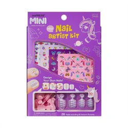 imPRESS Press-On Manicure KISS Nails imPRESS Mini Nail Artist Kit Press-On Fake Nails for Kids' - Squoval - Unicorn Dream - 31ct