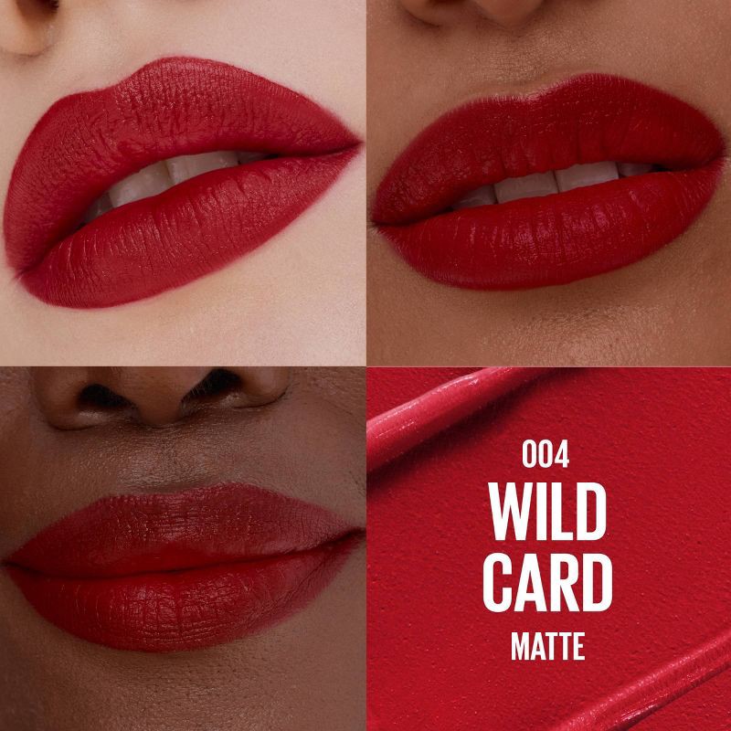 slide 3 of 11, Maybelline Serum Lipstick with Hyaluronic Acid - Matte - 004 Wild Card - 0.12oz, 0.12 oz