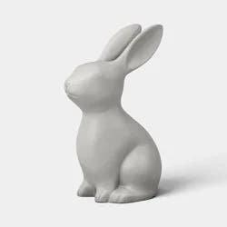 Large Cement Rabbit Outdoor Garden Figurine - Threshold™ Gray