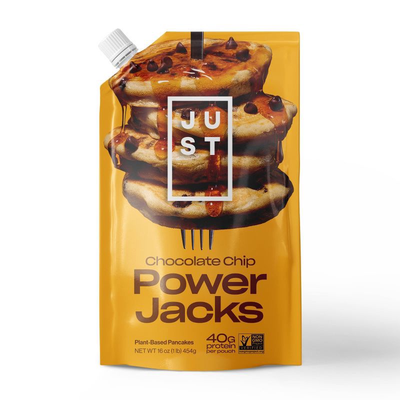 slide 1 of 3, Eat Just Power Jacks Chocolate Chip Pancakes - 16oz, 16 oz