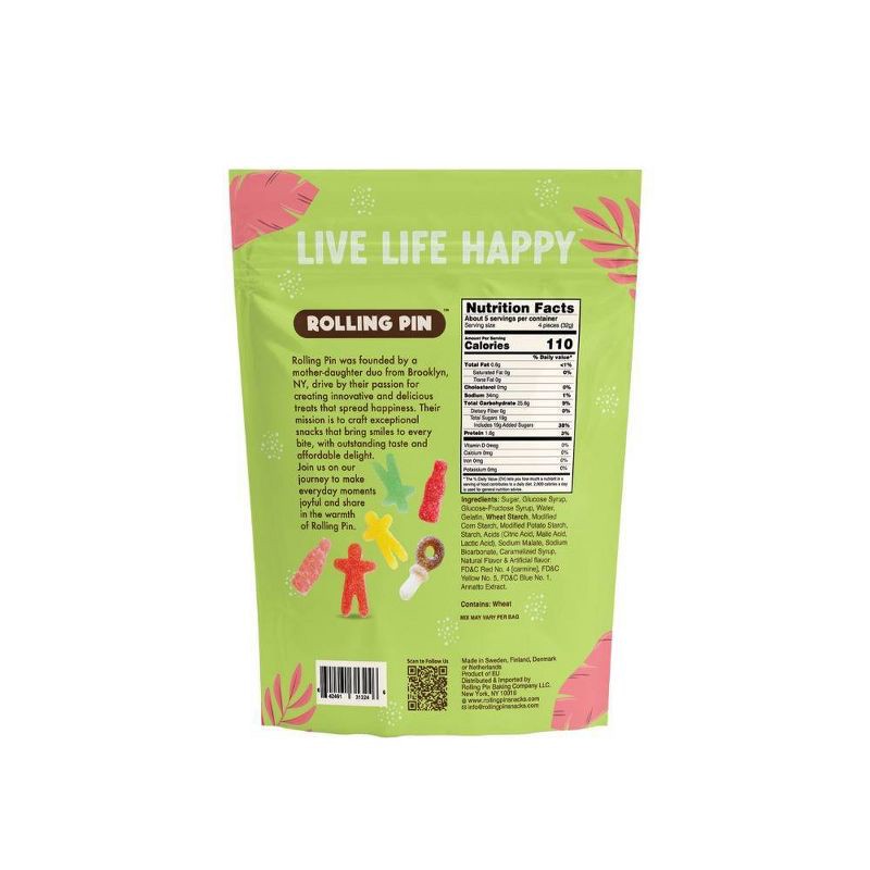 slide 2 of 3, Rolling Pin Super Sour Power Gummy Swedish Candy - 5.2oz, 5.2 oz