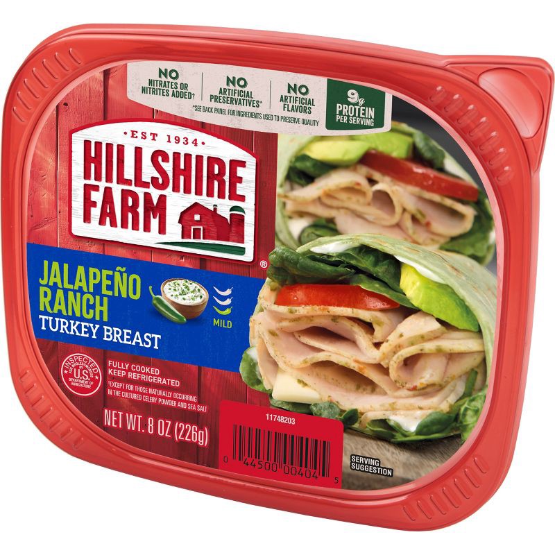 slide 7 of 8, Hillshire Farm Jalapeno Ranch Turkey Boneless - 8oz, 8 oz