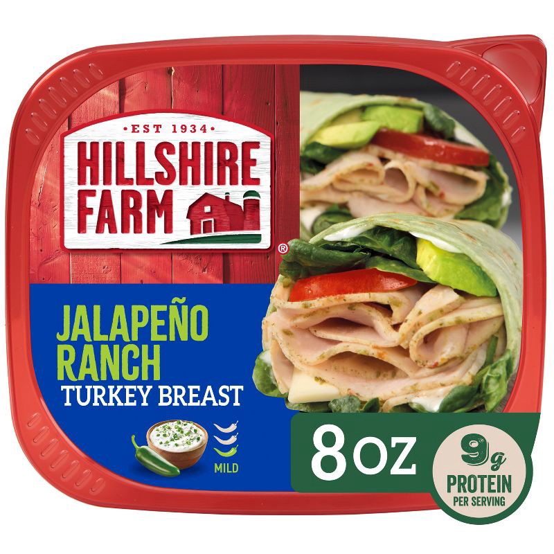 slide 1 of 6, Hillshire Farm Jalapeno Ranch Turkey Boneless - 8oz, 8 oz