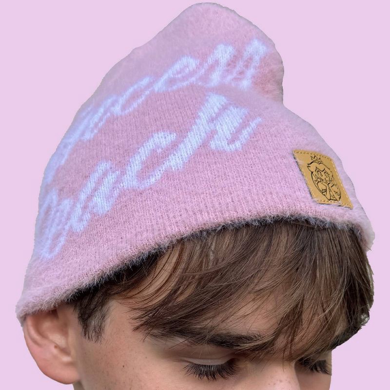 slide 3 of 4, Nintendo Princess Peach Eyelash Skull Beanie, 1 ct