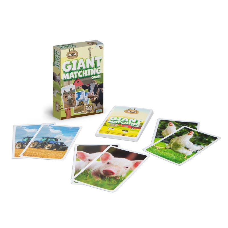 slide 4 of 8, PlayMonster Farm Giant Matching Card Board Game, 1 ct