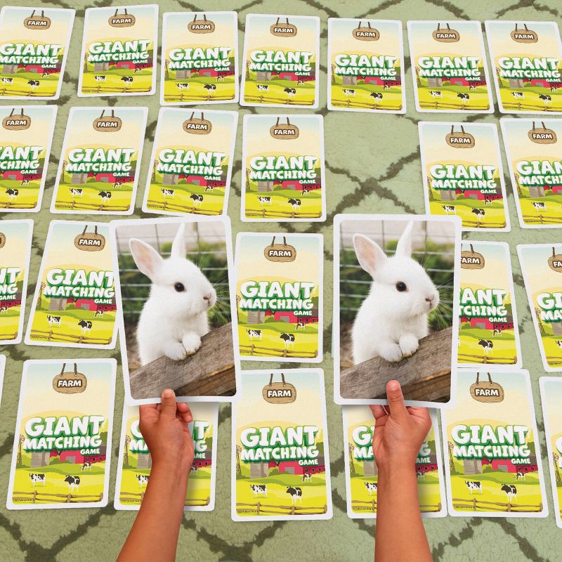 slide 8 of 8, PlayMonster Farm Giant Matching Card Board Game, 1 ct