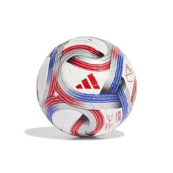 Adidas MLS Mini Soccer Ball Size 1 - White/Hi-res Blue/Red/Iron Met.