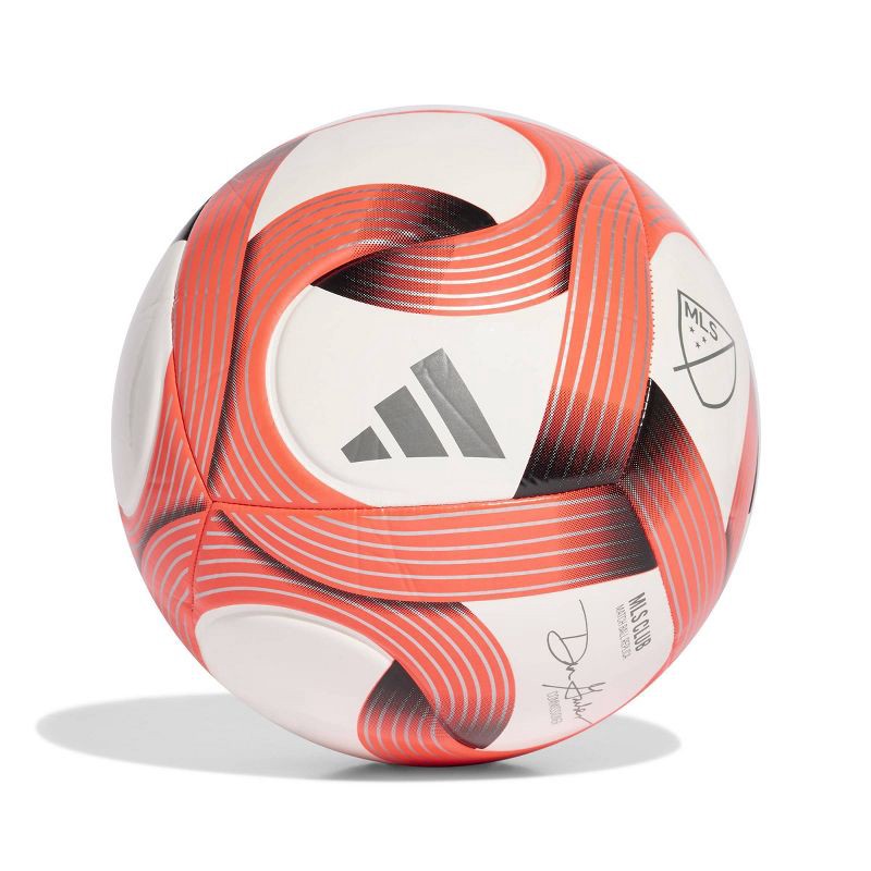 slide 1 of 1, Adidas MLS Club Soccer Ball Size 4 - White/Red, 1 ct