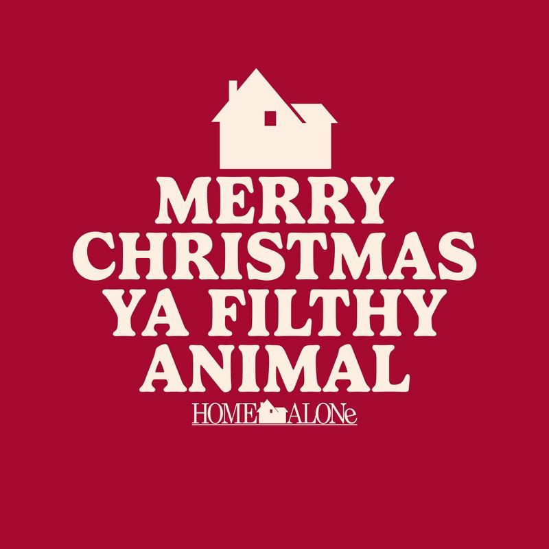 slide 2 of 3, Men's Home Alone Crewneck Sweatshirt - Cardinal Red M, 1 ct