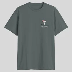 Men's Peanuts Aspen Short Sleeve Graphic T-Shirt - Balsam Green M