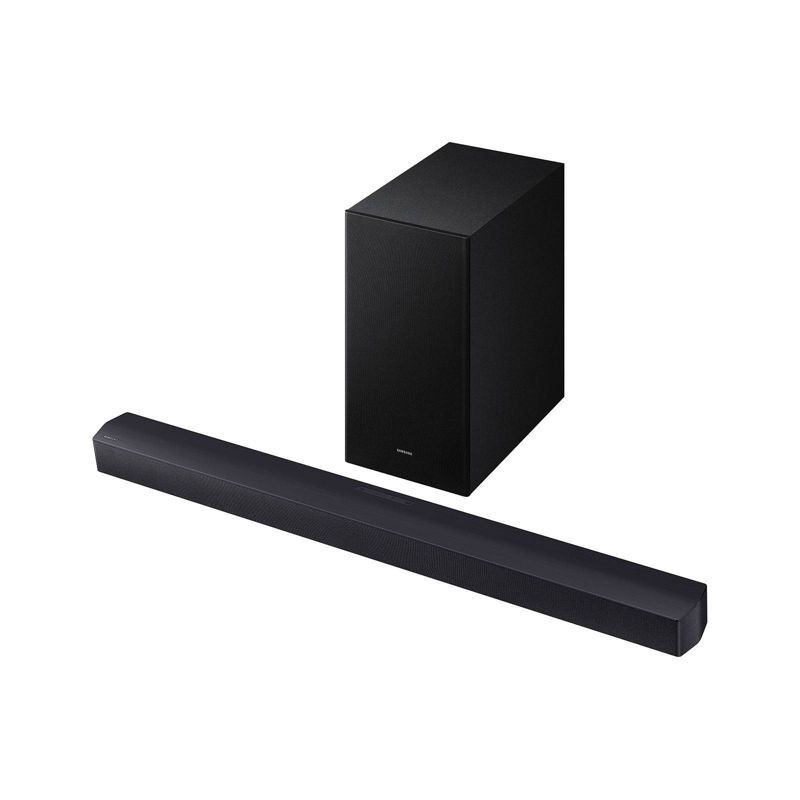 slide 2 of 11, Samsung 2.1Ch DTS Virtual:X Soundbar with Subwoofer (HW-B53WF): HDMI ARC, Bluetooth, Wall Mountable, 1 ct