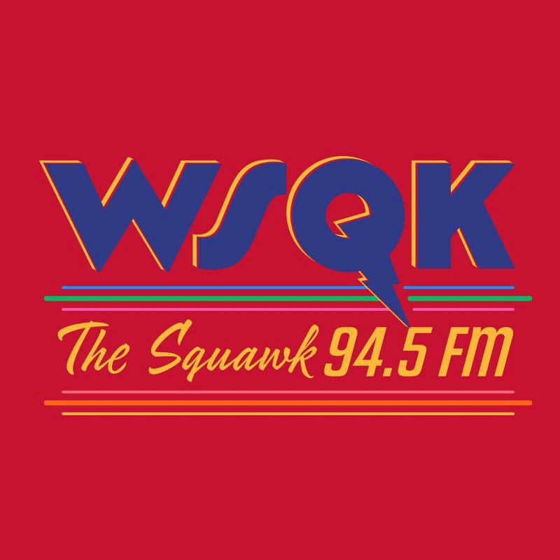 slide 3 of 3, Men's Stranger Things WSQK Fleece Pullover Sweatshirt - Red M, 1 ct