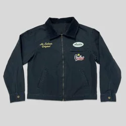 Men's Stranger Things Bradley's Workwear Jacket - Black XL