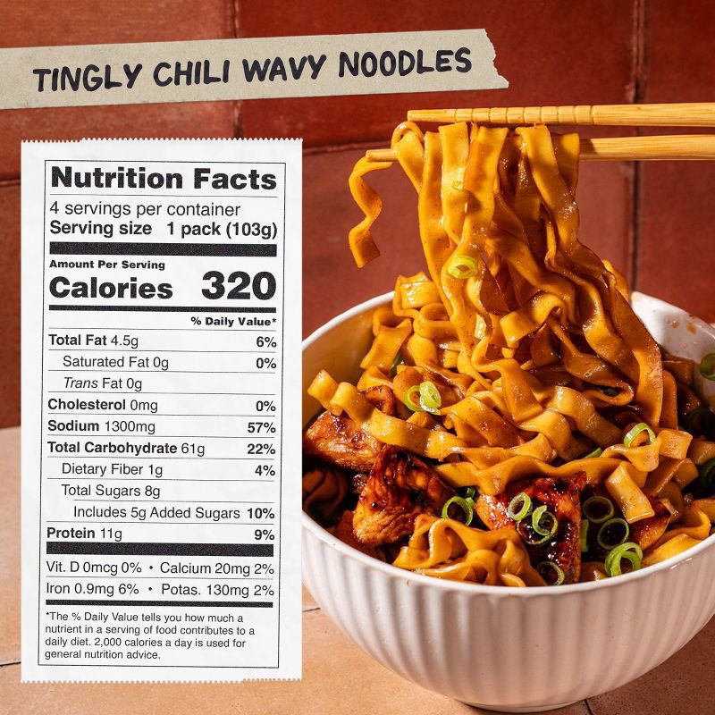 slide 5 of 13, MOMOFUKU Tingly Chili Noodles - 14.12oz/4ct, 14.12 oz, 4 ct