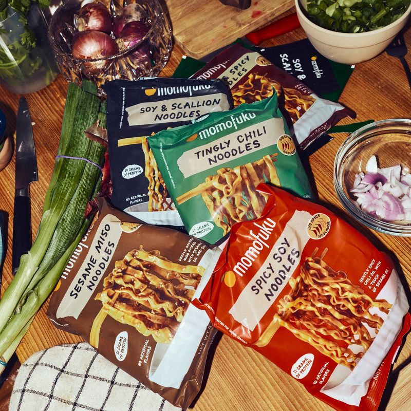 slide 10 of 11, MOMOFUKU Sweet and Spicy Noodles - 14.12oz/4ct, 14.12 oz, 4 ct