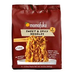 MOMOFUKU Sweet and Spicy Noodles - 14.12oz/4ct