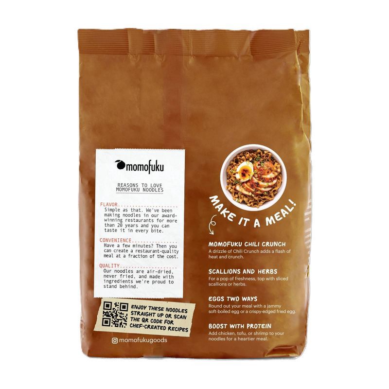 slide 2 of 12, MOMOFUKU Sesame Miso Noodles - 14.5oz/4ct, 14.5 oz, 4 ct