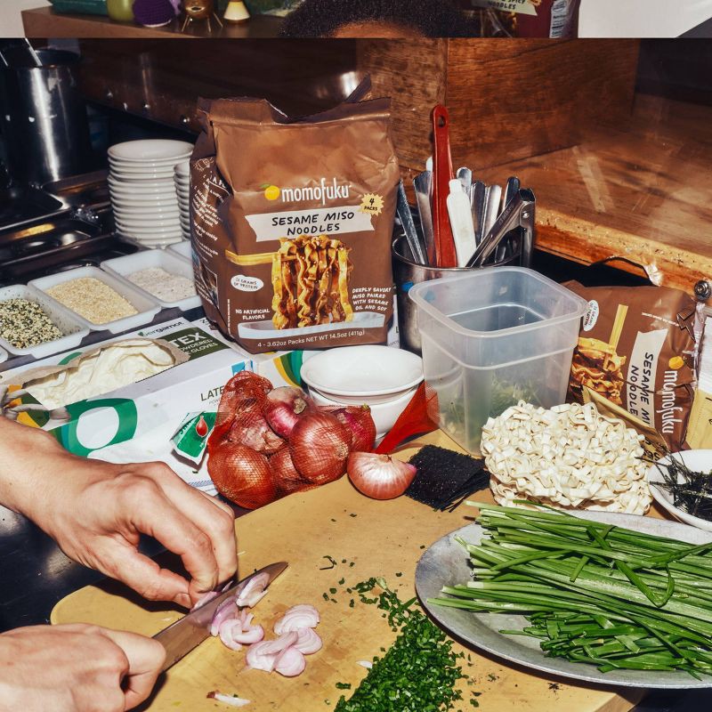 slide 11 of 12, MOMOFUKU Sesame Miso Noodles - 14.5oz/4ct, 14.5 oz, 4 ct
