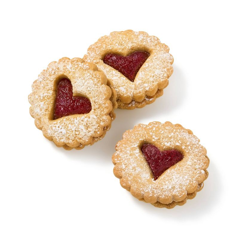 slide 3 of 3, Valentine's Heart Shaped Linzer Tarts - 10oz - Favorite Day™, 10 oz