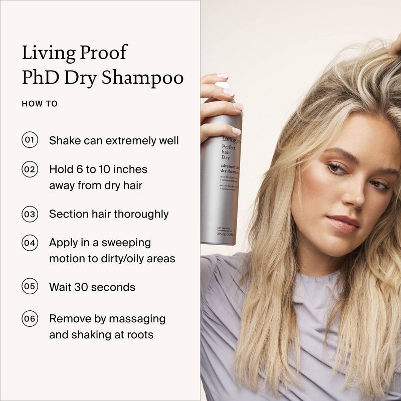 slide 5 of 8, Living Proof Advanced Clean Dry Shampoo Jumbo - Ulta Beauty, 1 ct