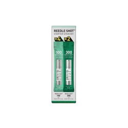 VT Cosmetics Reedle Shot Starter Stick Kit - 0.06oz/6ct: For Skin Tone & Texture Improvement, Unscented, Noncomedogenic