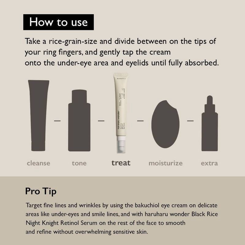 slide 8 of 8, haruharu wonder Black Rice Bakuchiol Eye Cream - 0.67 fl oz, 0.67 fl oz