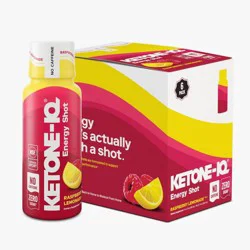 Ketone-IQ Classic Raspberry Lemonade Non Caffeine Energy Drink - 6pk/2 fl oz: Liquid, Ready to Drink