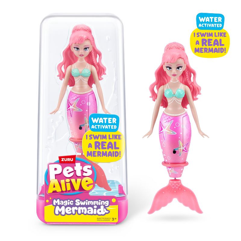 slide 1 of 9, Pets Alive Mermaid Alive Magic Swimming Mermaid - Sea Star, 1 ct