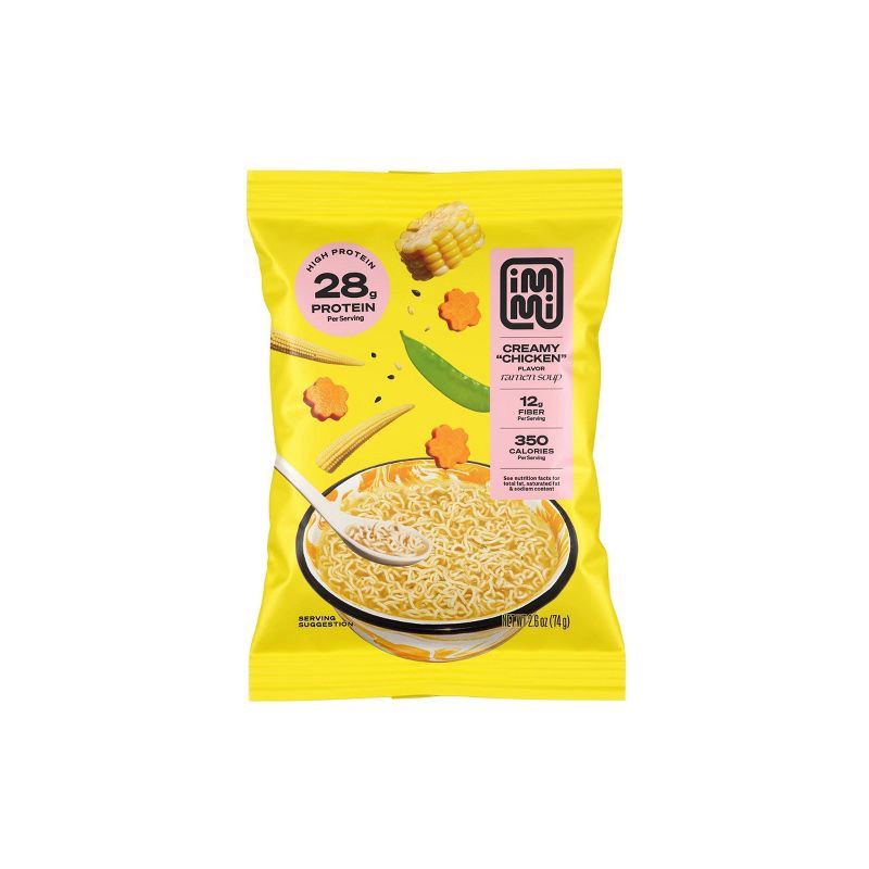 slide 1 of 8, immi Creamy 'Chicken' Plant Based Ramen Packet - 2.6oz, 2.6 oz
