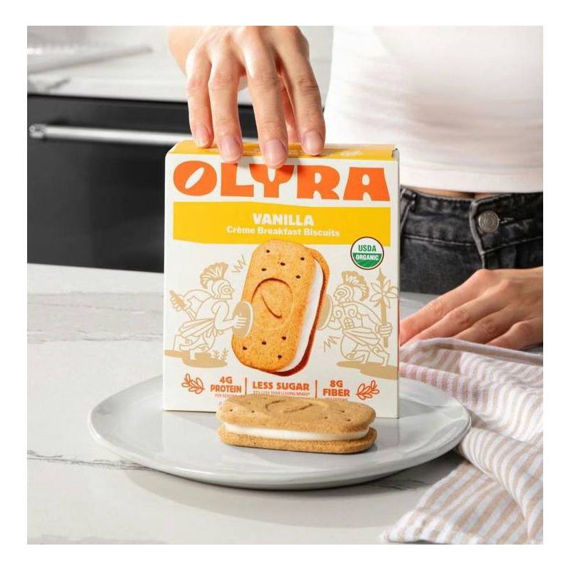 slide 4 of 9, Olyra Vanilla Crème Breakfast Biscuits - 5.3oz/4ct, 4 ct; 5.3 oz