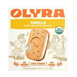 Olyra Vanilla Crème Breakfast Biscuits - 5.3oz/4ct