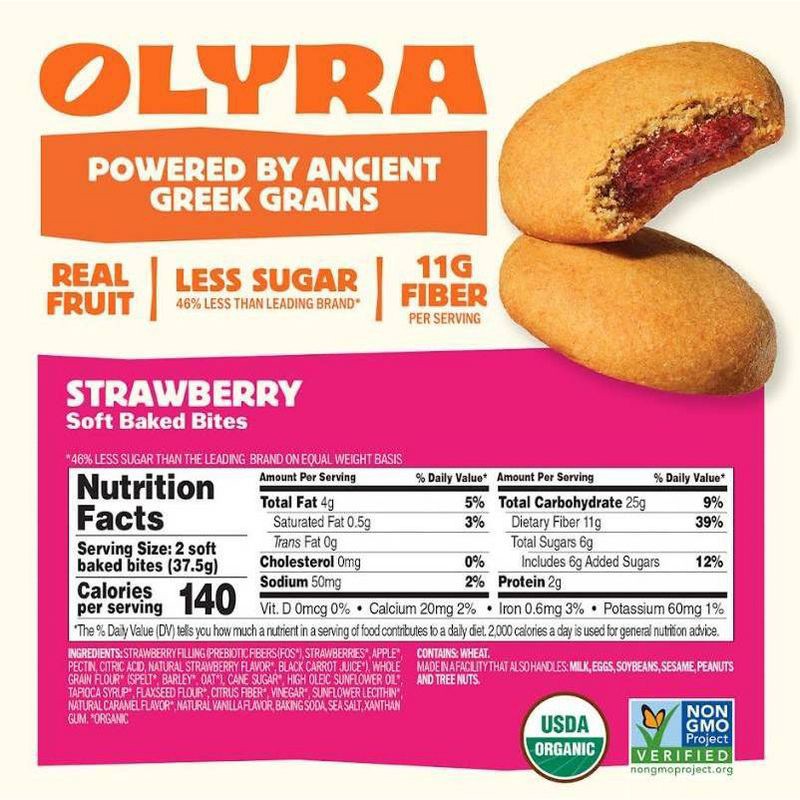 slide 2 of 9, Olyra Strawberry Soft Baked Bites - 5.3oz/4ct, 4 ct; 5.3 oz
