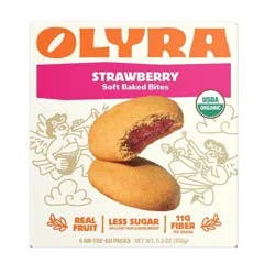 Olyra Strawberry Soft Baked Bites - 5.3oz/4ct